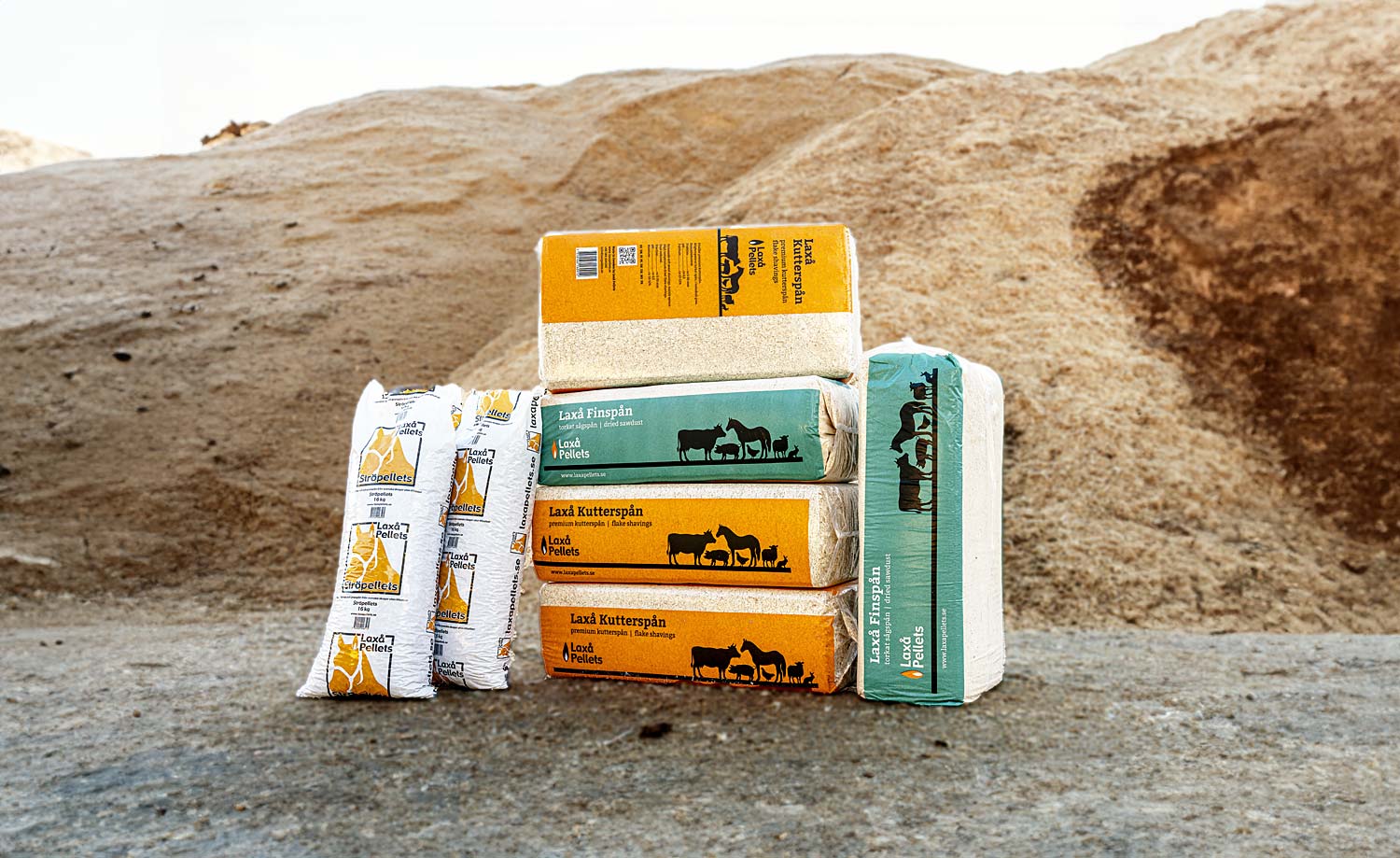 Ströprodukter från Laxå Pellets